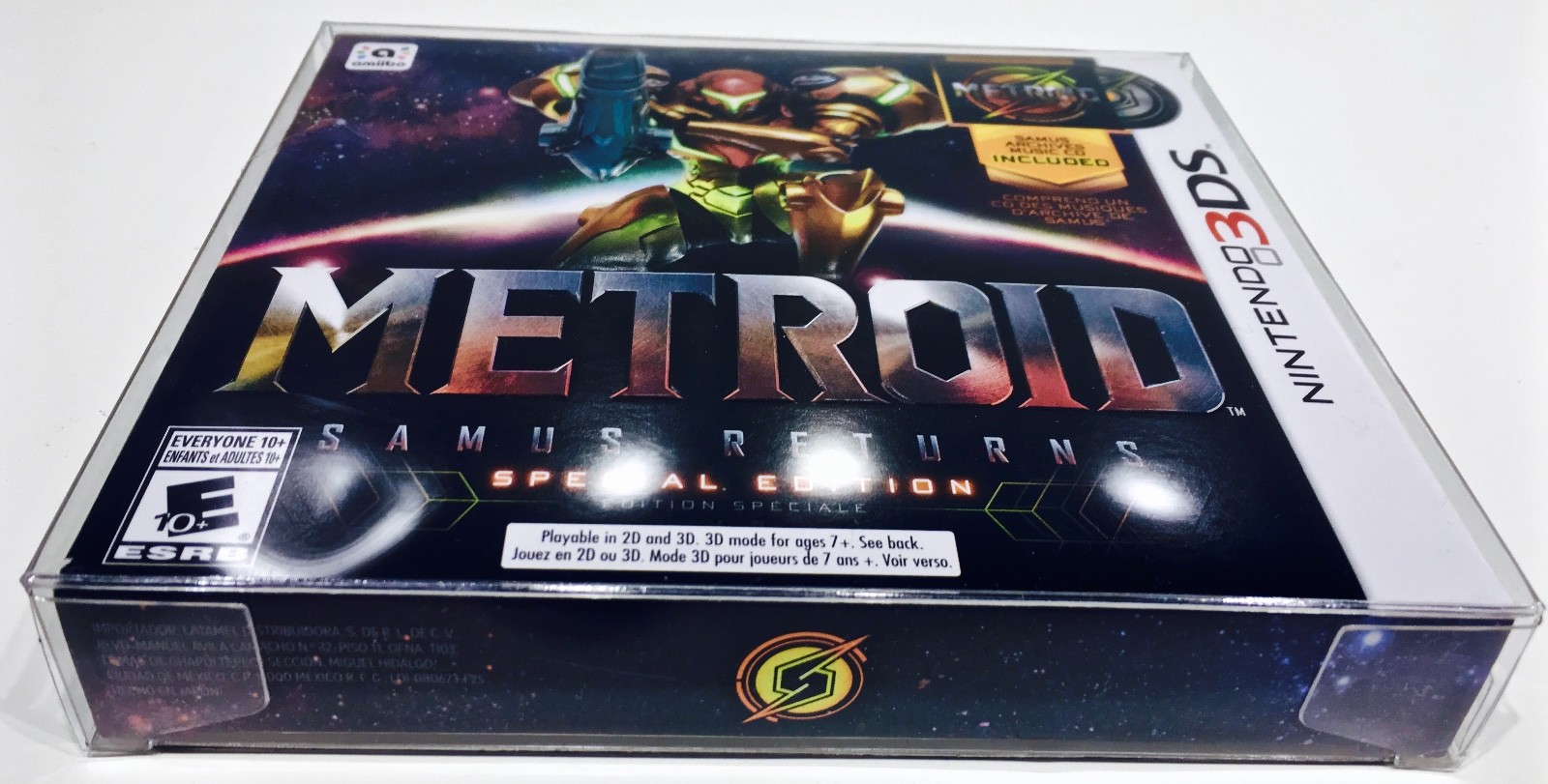 1 Box Protector for Metroid Samus Returns Special Edition Nintendo 3DS NTSC ONLY
