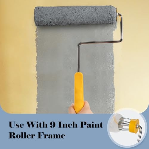 Paint Rollers, 5 Pack, 9 Inch Paint Roller Covers, Microfiber Paint Rollers,