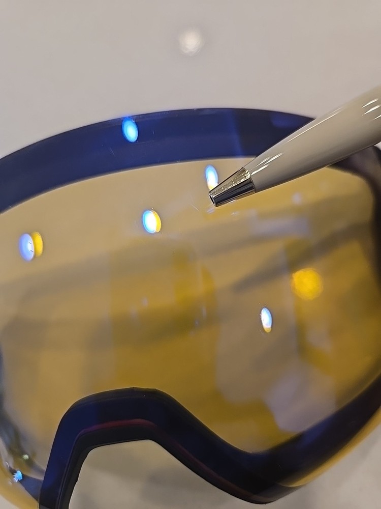 Smith 4D Mag Chromapop Storm Yellow Flash Replacement Goggle Lens Used