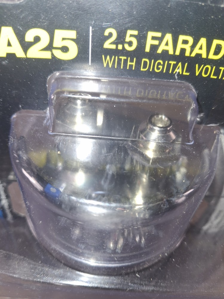 Leige Audio 2.5 Farad Capacitor With Digital Voltage Display. No Mounting...