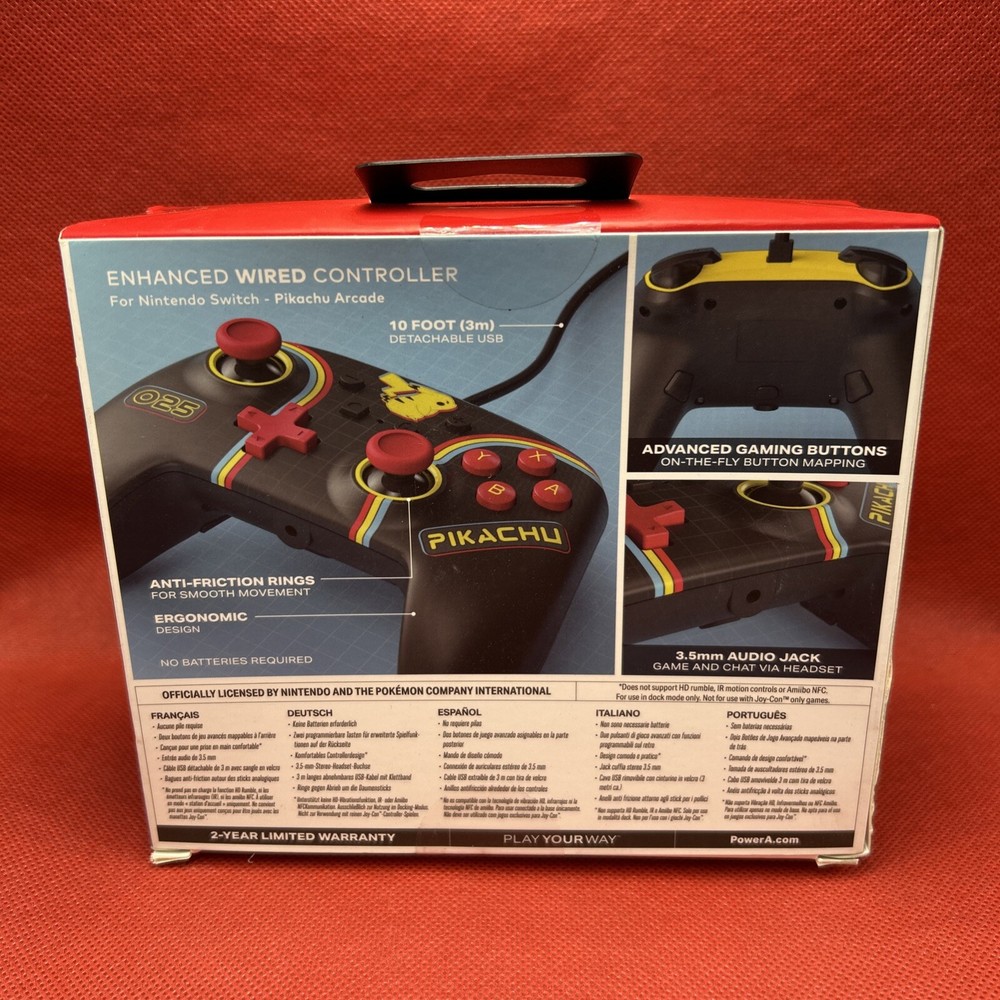 PowerA Nintendo Switch Enhanced Wired Controller Pokemon