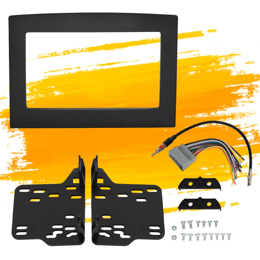 Radio Double Din Install Dash Stereo Kit For Dodge Ram 1500 2500 06 07 08 09 10