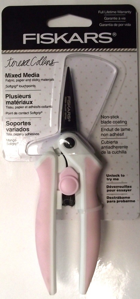 Fiskars 190510 Teresa Collins Micro-Tip Easy Action Scissors 5"