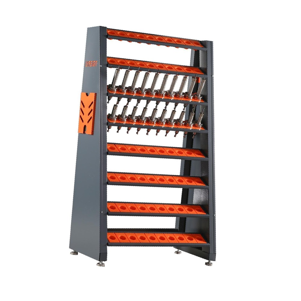 CNC Tool Rack with ABS Cushioned Holders, CAT/BT40 Model,