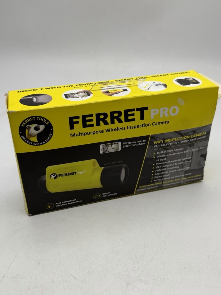 Ferret Pro Wireless Inspection Camera & Cable Pulling Tool - Multipurpose