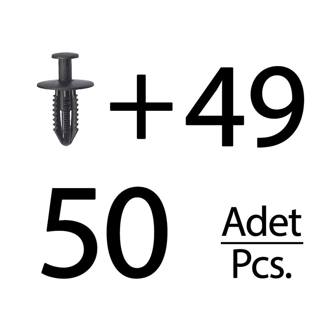Bumper Clip 50-Pack for Mercedes