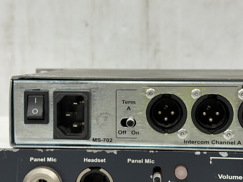 Clear-Com Main Station 2CH MS-702 #1203-4 (One)THS