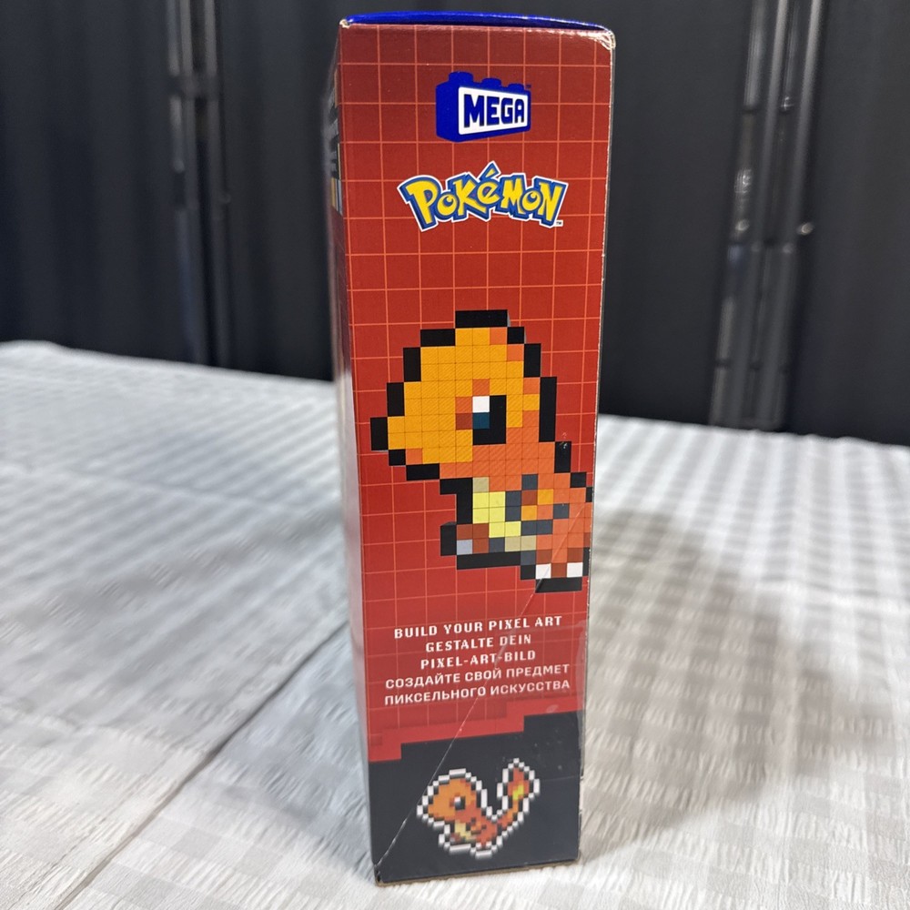 MEGA Blocks Pokemon Charmander Pixel Art (HTH76) 349 pcs- New