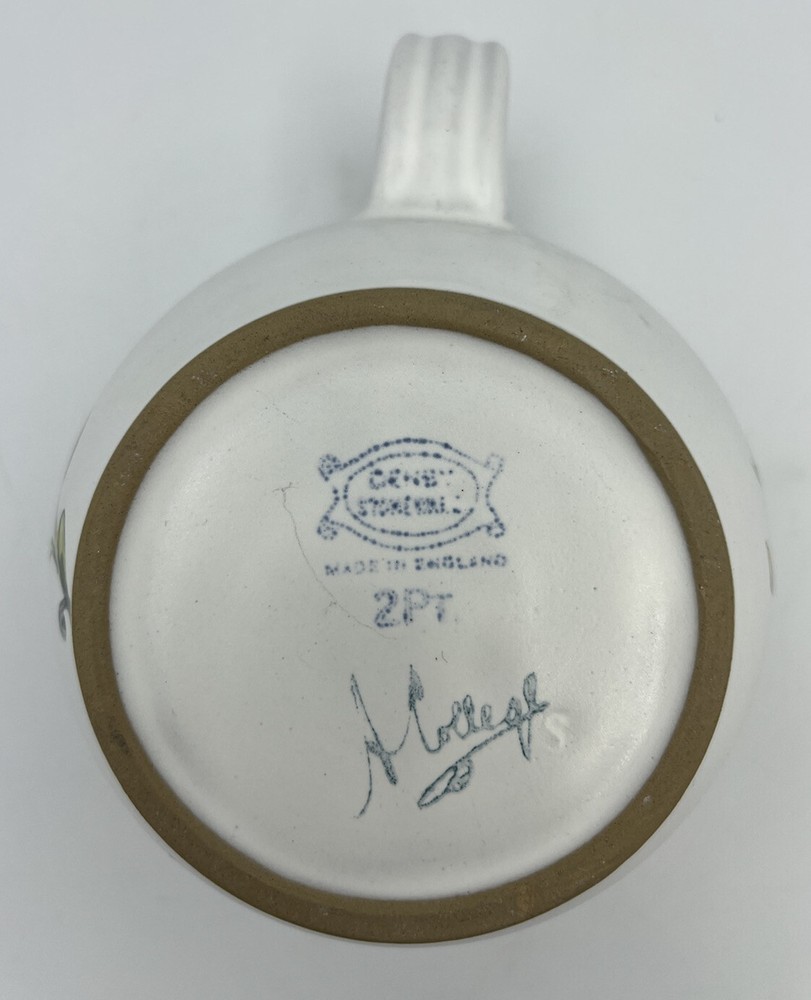 Lovely Danberry Stoneware Sping 2qt Pitcher