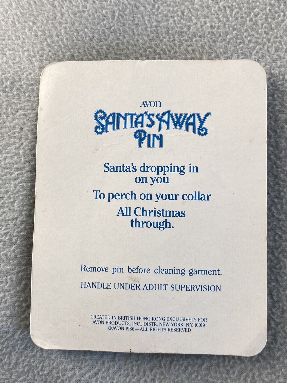 Vintage 80's Avon Holiday Christmas Pin Necklace Plastic Jewelry Lot of 5