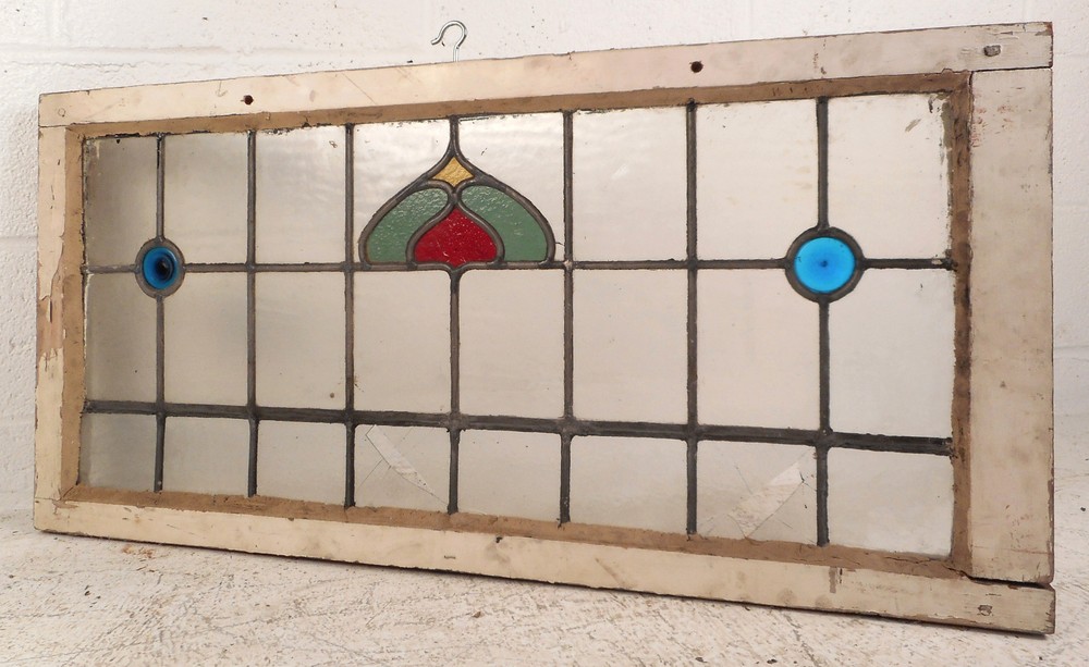 Vintage Stained Glass Window Panel (3179)NJ