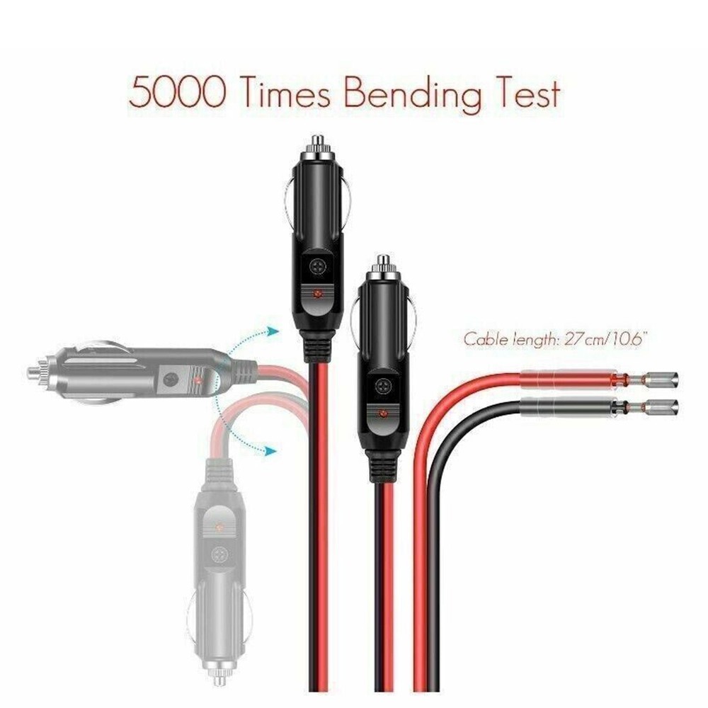 12-24V Power Plug Car Cigarette Female Socket Connector Lighter DC
