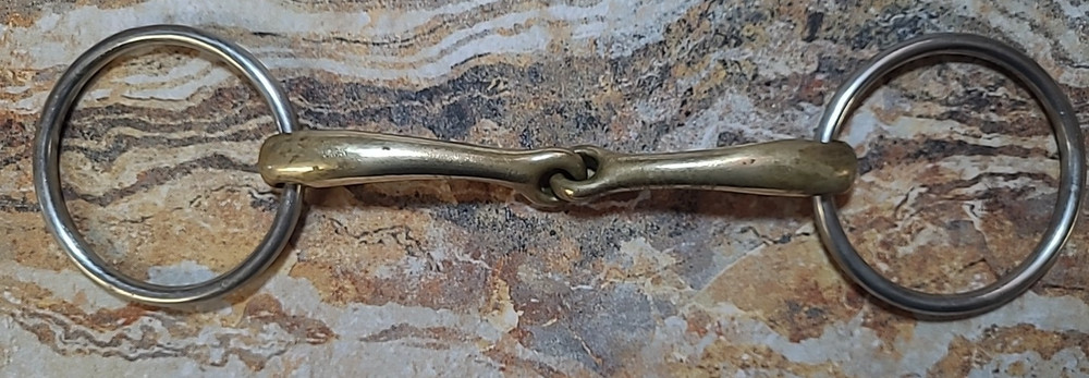 Herm Sprenger Dynamic Aurigan Loose Ring Snaffle Bit Size 5 3/4"
