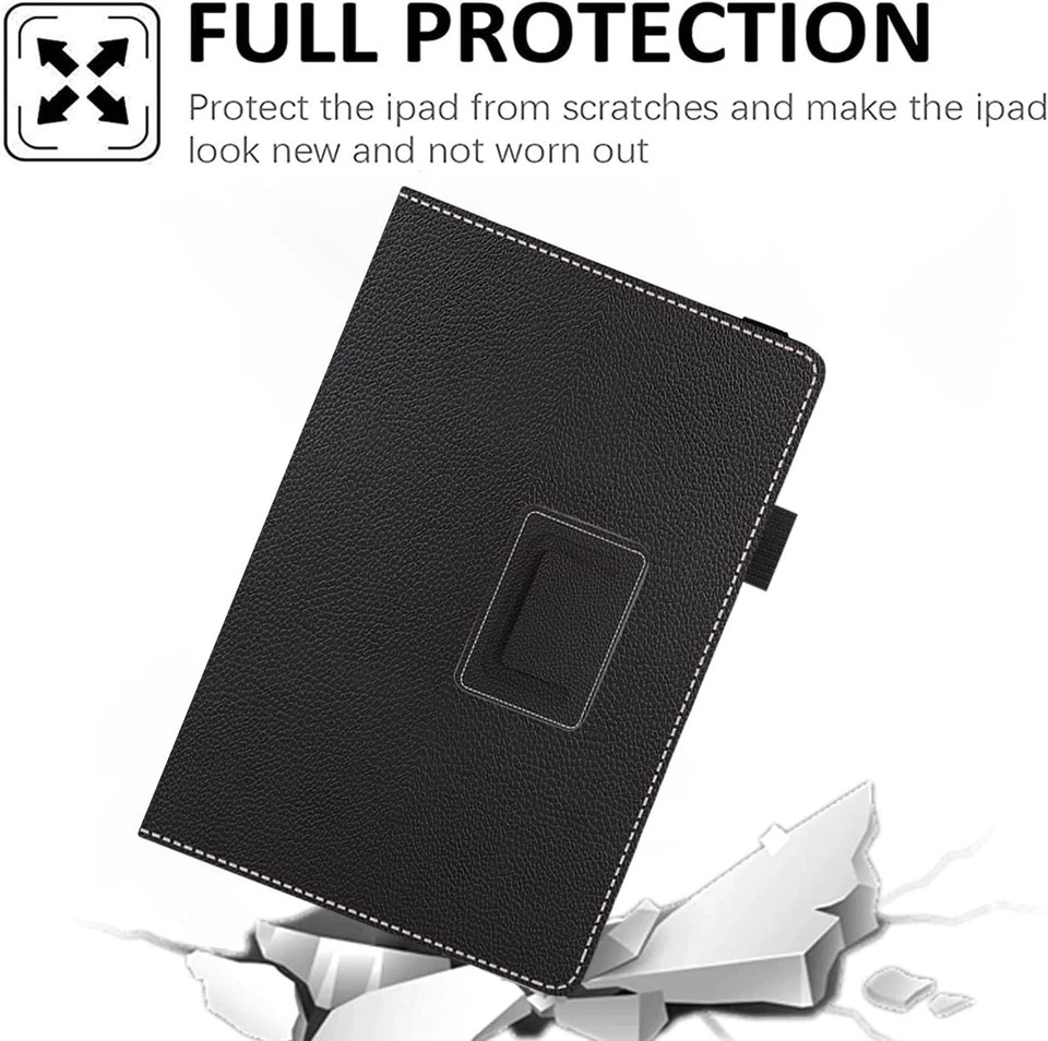 11 12 Inch Android Tablet Case,Slim Folding Stand Cover for 10.9" 11" Back