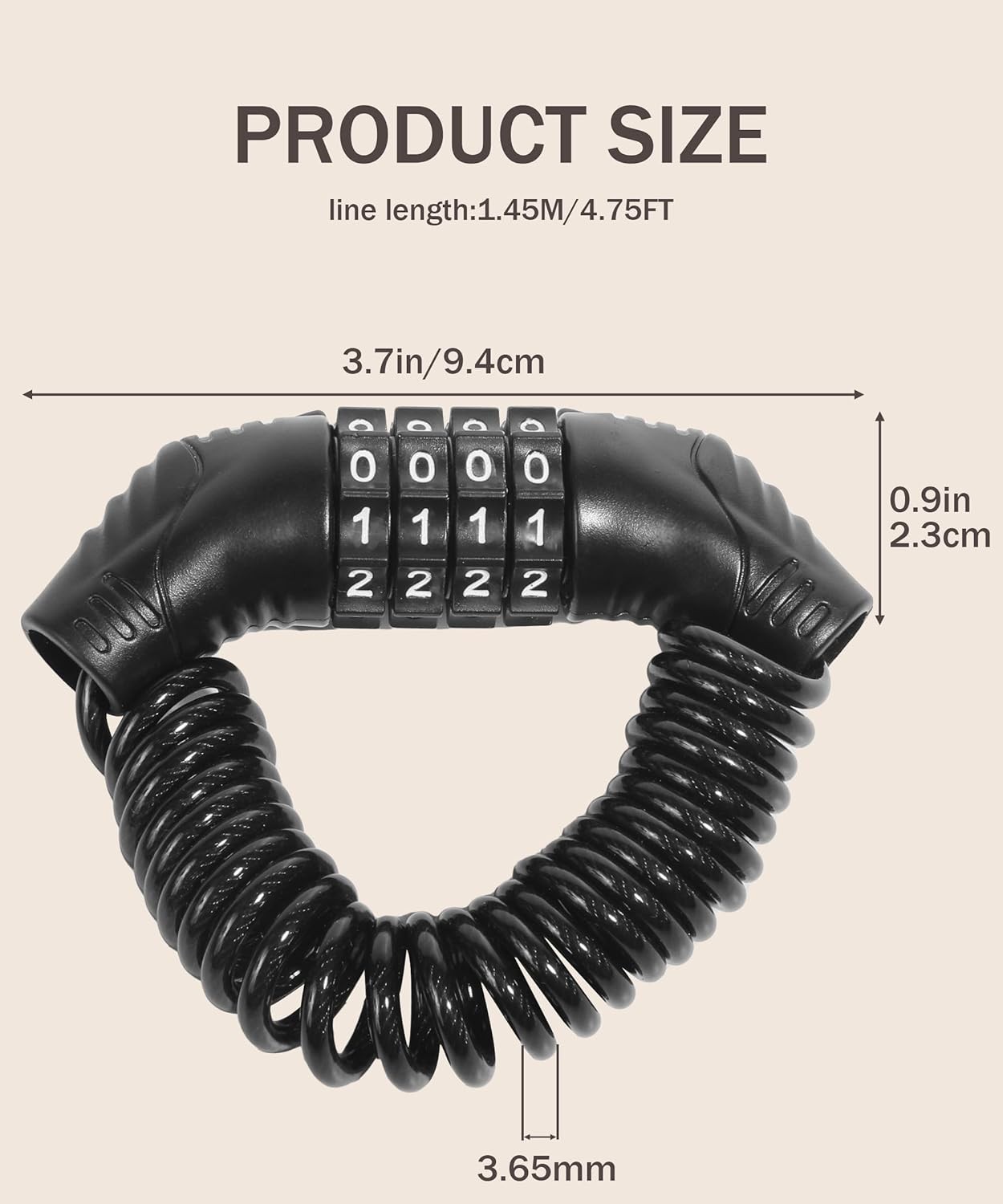 Motorcycle Helmet Lock,Bike Helmet Lock,Car Accessories Portable Helmet Lock,Str