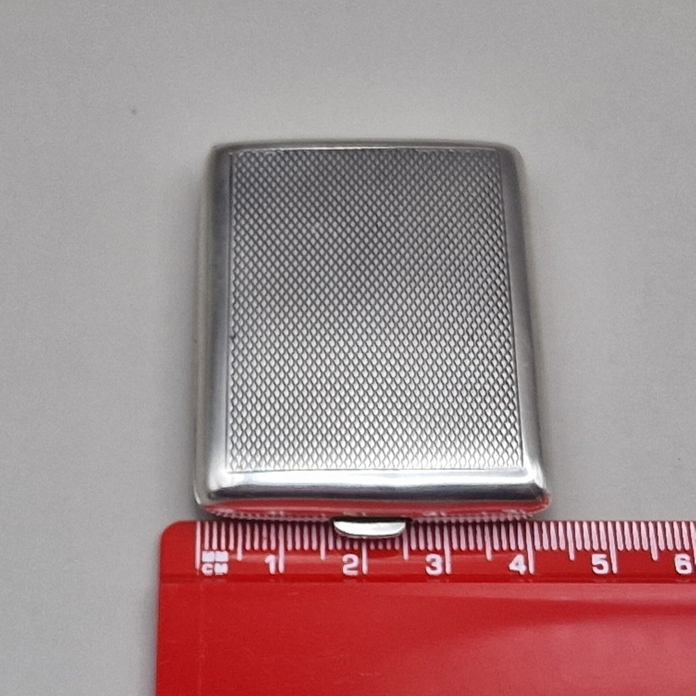 Sterling Silver Engine Turned Matchbook Case by Cohen & Charles 1928
