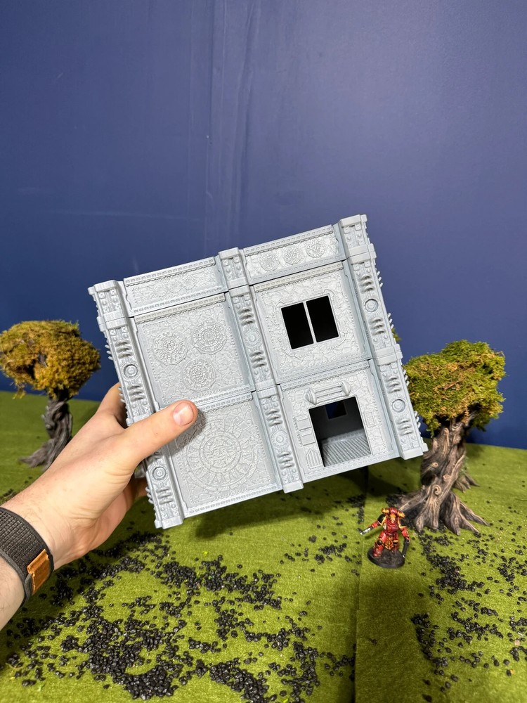 Medium Gothic Building Sci-Fi Wargaming Terrain: 3D Printed