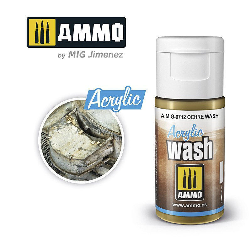 AMMO Acrylic Wash Ochre Wash