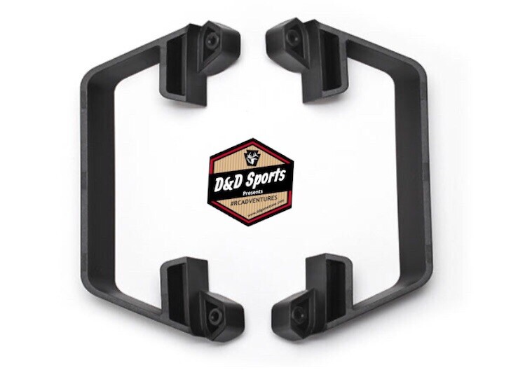 Traxxas 5833 Nerf Bars Low CG Black