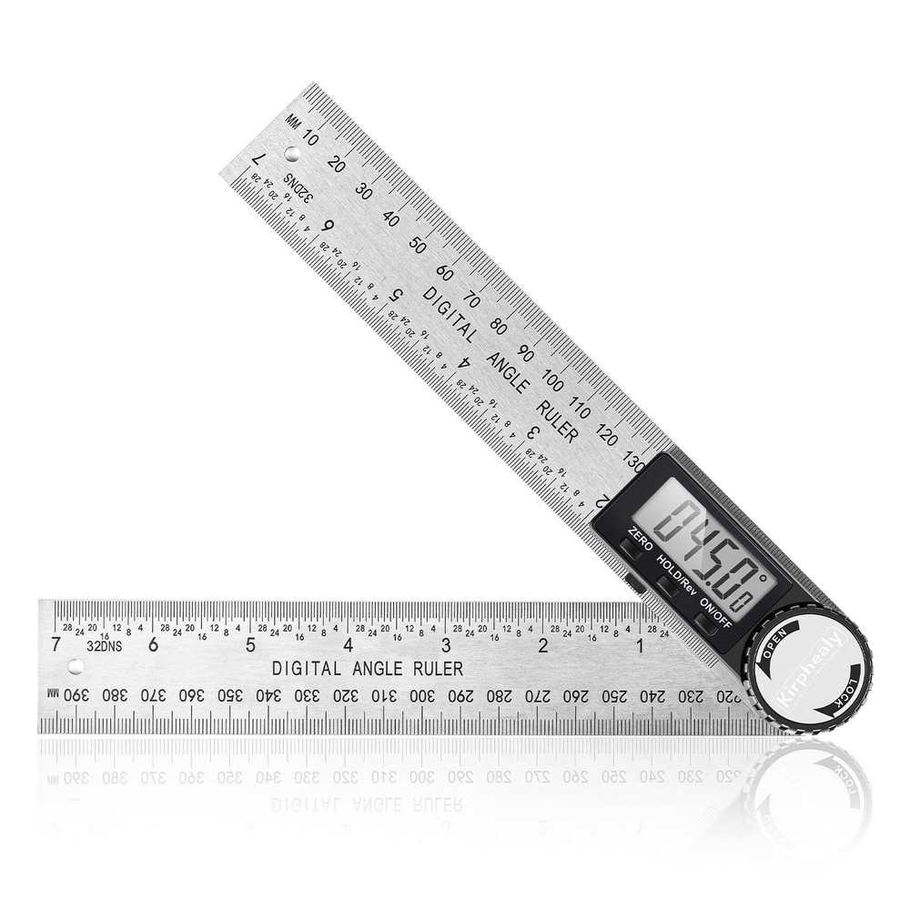 Digital Angle Finder Protractor 7inch 200mm Third Generation Stainless Steel