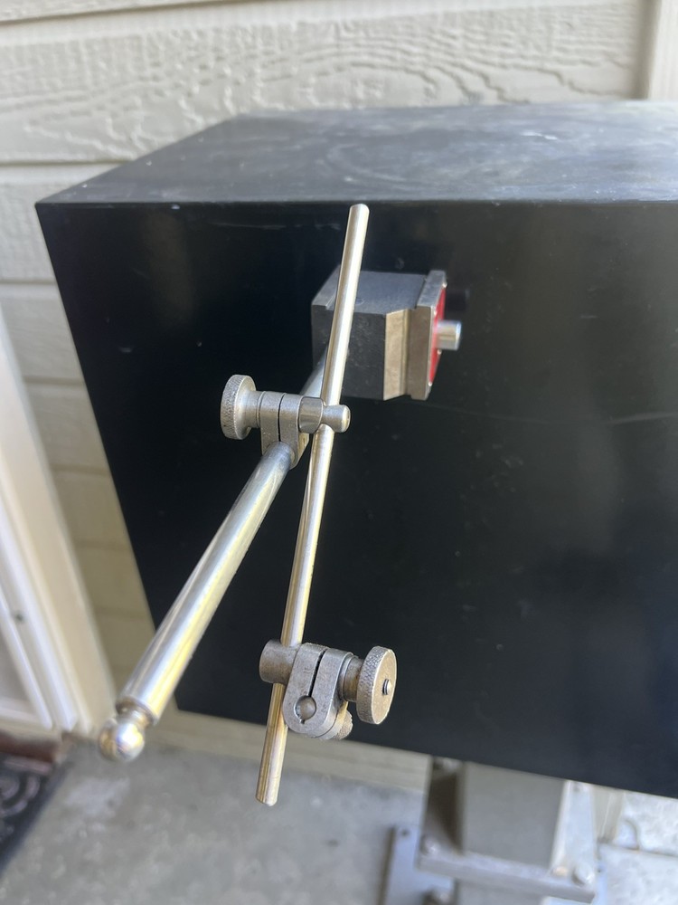 STARRETT MAGNETIC BASE #657 with INTICATOR RODS