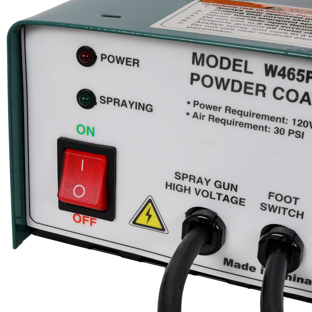 Complete Electrostatic Powder Coating System, 120V/60HZ