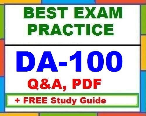 DA-100 Analyzing Data with MS Power BI - BEST EXAM Q&A + STUDY GUIDE