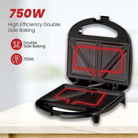 Lumme Sandwich Maker (black)