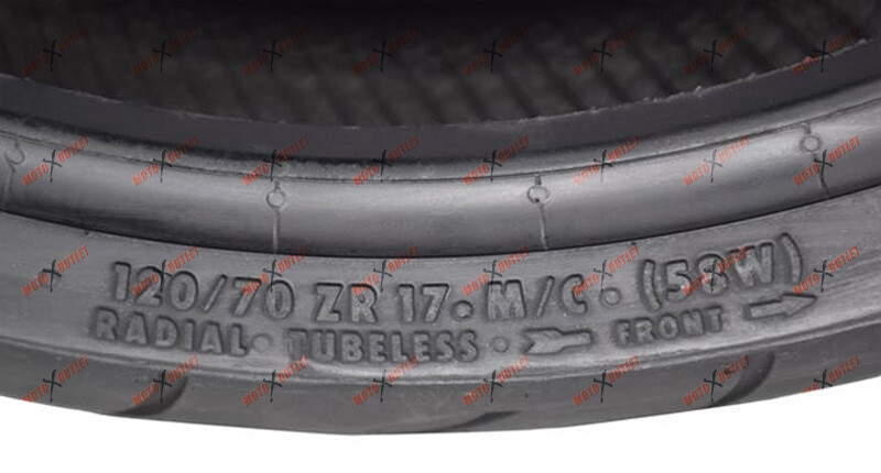 Continental 120/70ZR17 Motorcycle Tire Front 120/70-17 Conti Motion 120-70-17