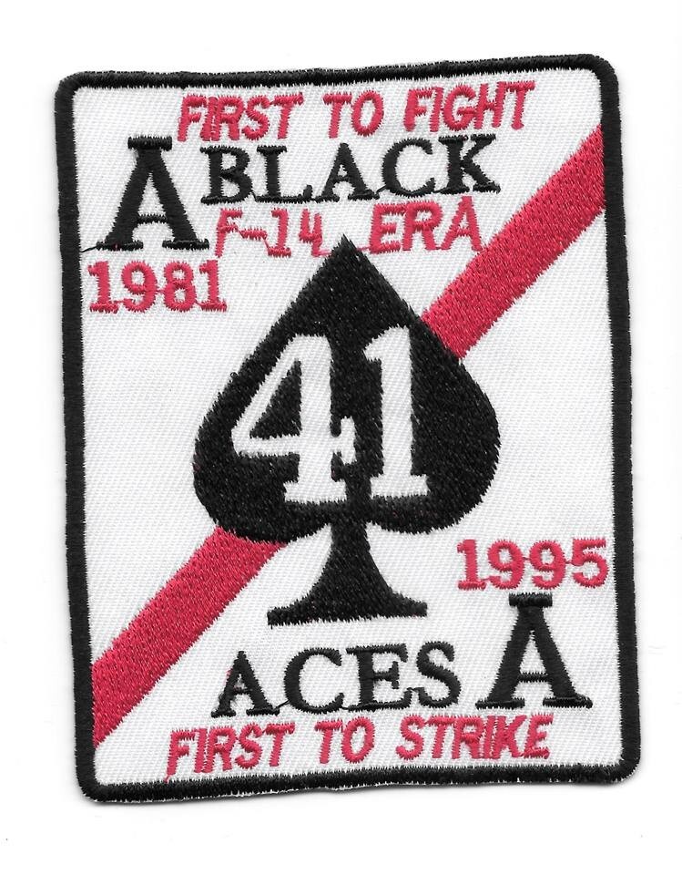 Vf-41 Black Aces "First To Strike" patch