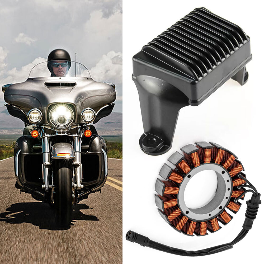 50 Amp Stator + Voltage Regulator Rectifier Replace for Harley 29987-06 74505-06