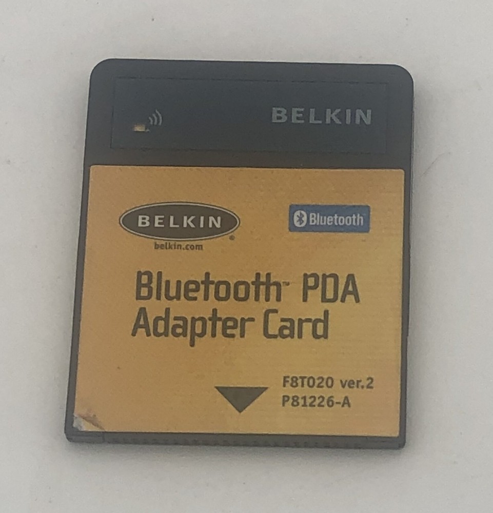 Belkin Bluetooth PDA CF PC PCMCIA Adapter Card F8T020 Only