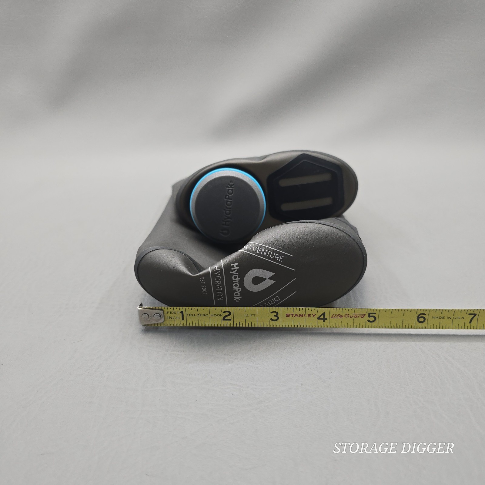 HydraPak Seeker 3 Litre Collapsible Camping Water Bottle Storage Reservoir Gray