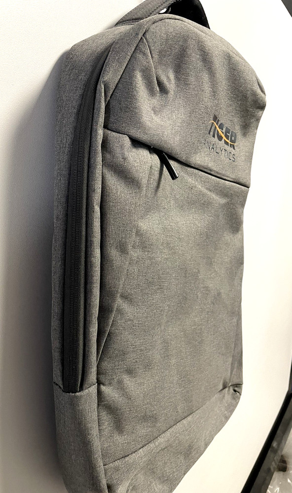 Tiger Analytics Laptop Backpack Gray 13x18 Padded Business Tech Bag