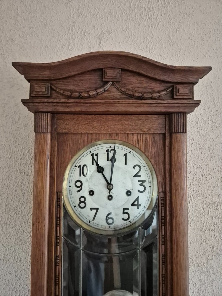 Junghans 112 years old Westminster chime wall clock ( 0741 )