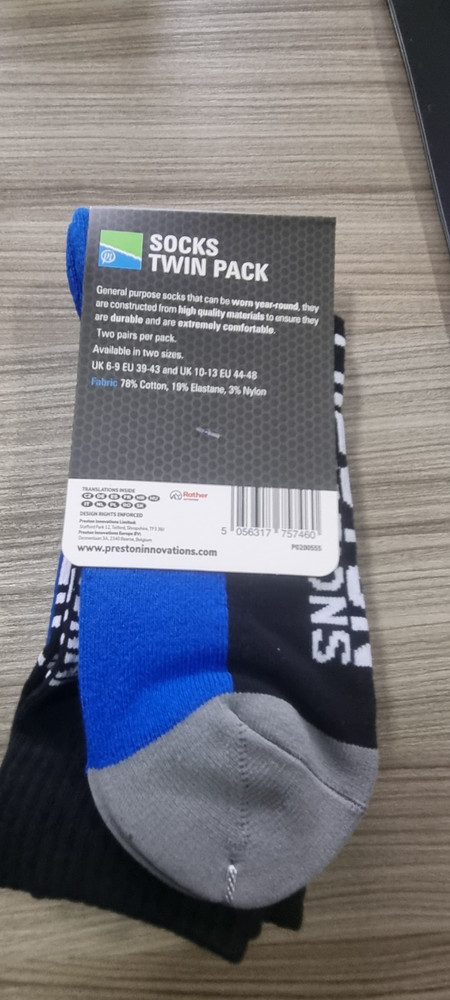 Preston Innovations Socks Twin Pack