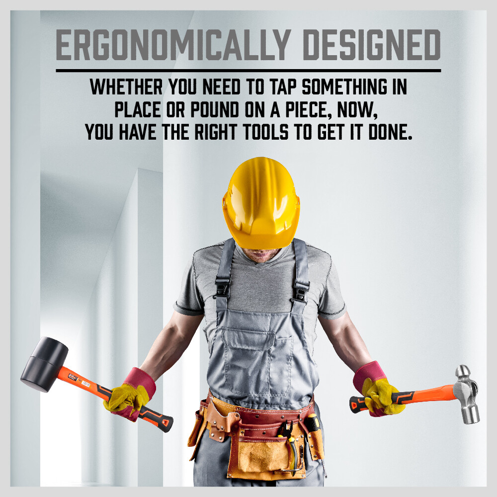 5 Piece Hammer Set Professional Blacksmith Propane Forge Tool Shop Garage Kit