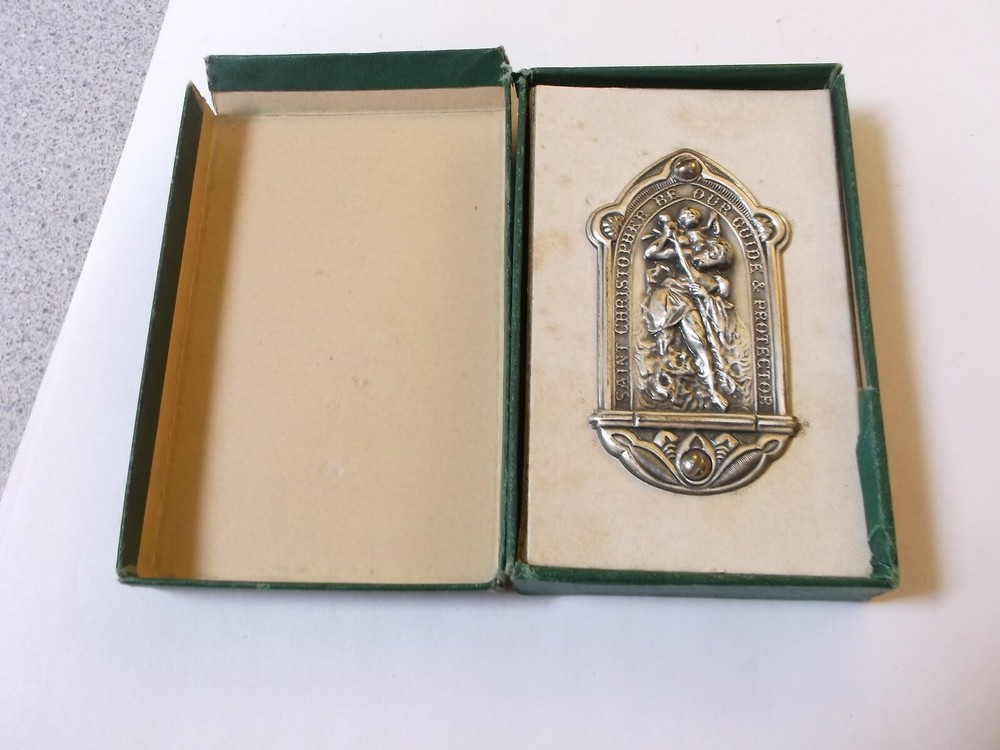 St. Christerfor Emblem Be are Guide & Protector /In Box