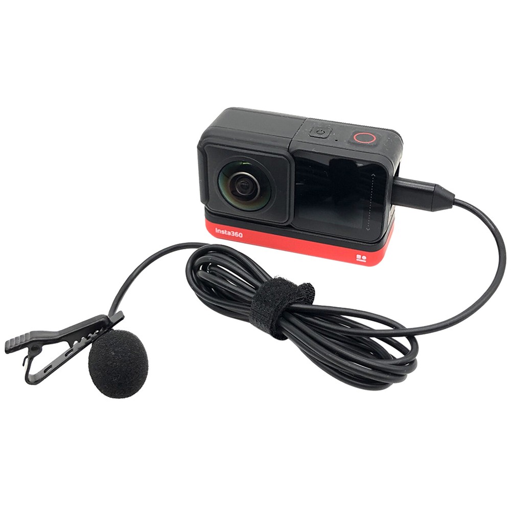 Type-C Lavalier External Wired Omnidirectional Microphone for Insta360 ONE R