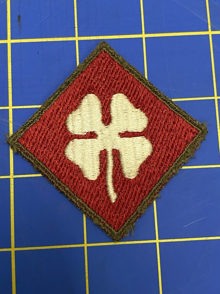 WW 2 US Army 4th Army OD Border Patch