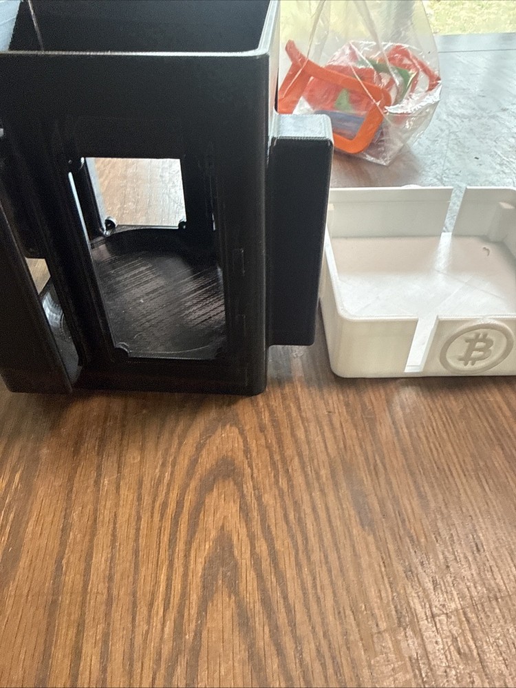 Black 4-Bitaxe Gamma Cooling Tower - Great for Overclocking (CASE WITH STAND)