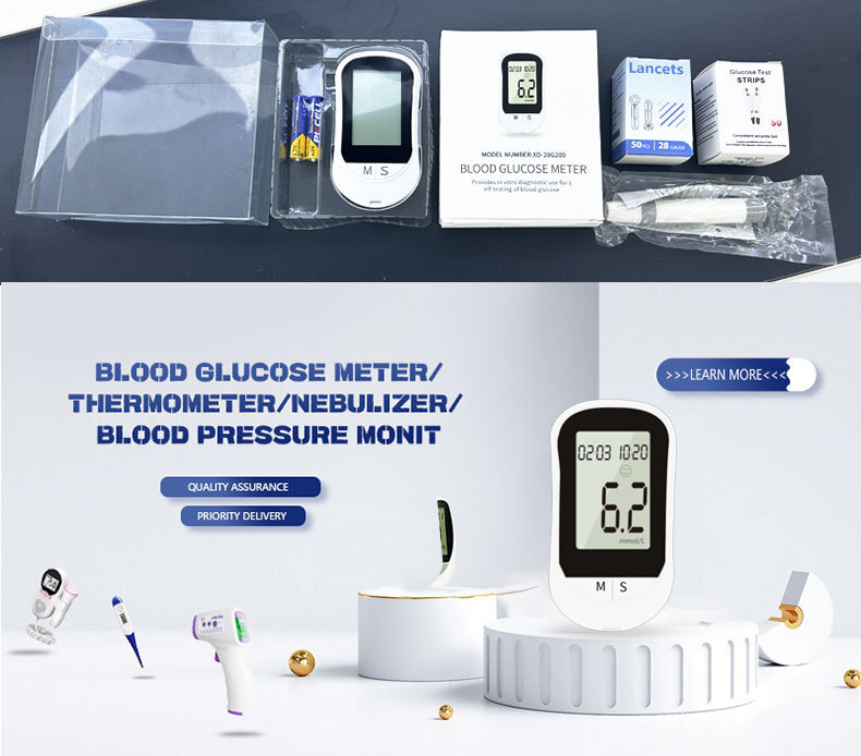 Fully Automatic Blood Glucose Meter - Home Diabetes Testing Kit