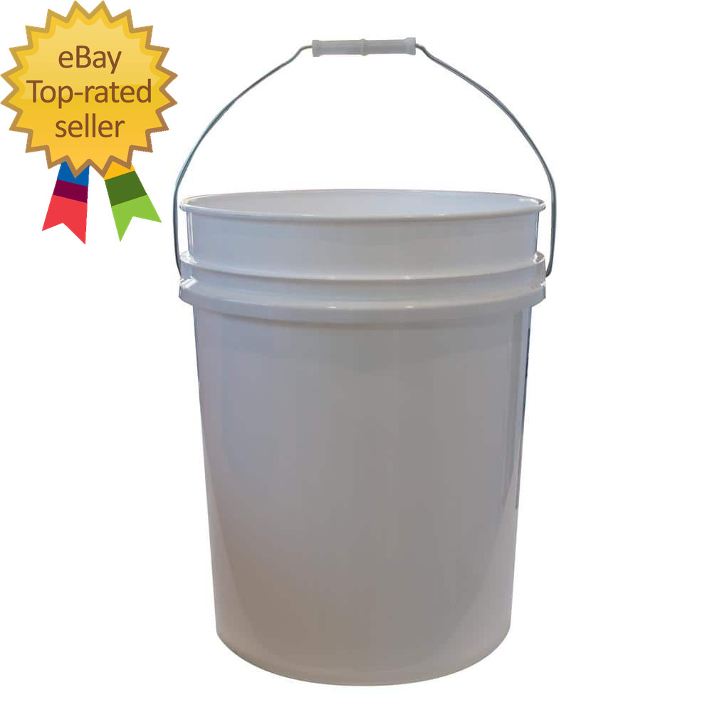 5 Gal. White Pail (10-Pack)