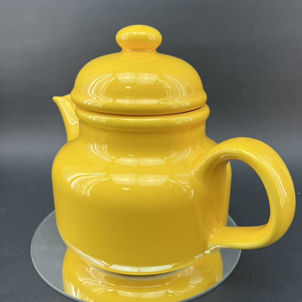 Waechtersbach Yellow Pottery Ceramic Medium Teapot Spain Tea