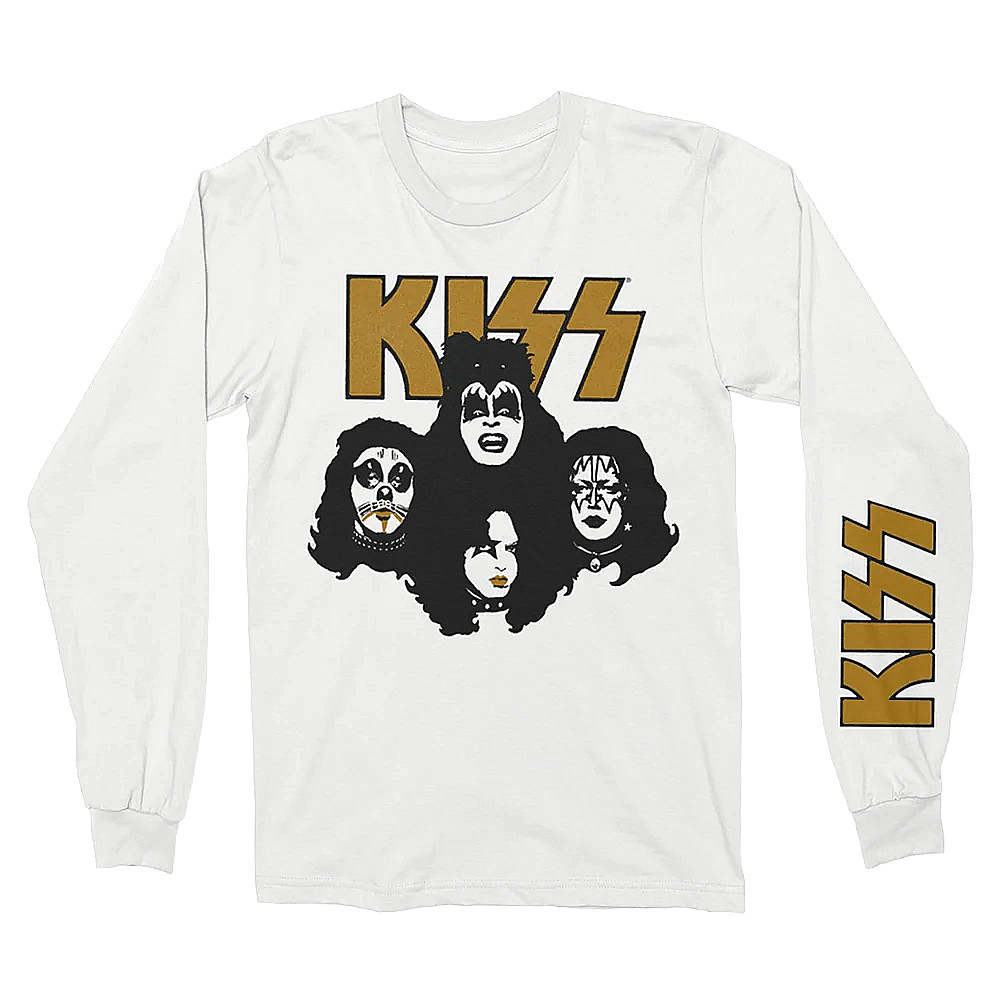 KISS 50th Anniversary Official T-Shirt Size 2XL Long Sleeve Ace Gene Peter New