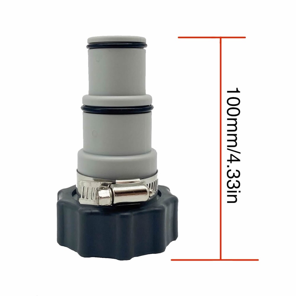 For Intex Hose Adapter A, Collar for Threaded Connection Pumps (Pair) 25007