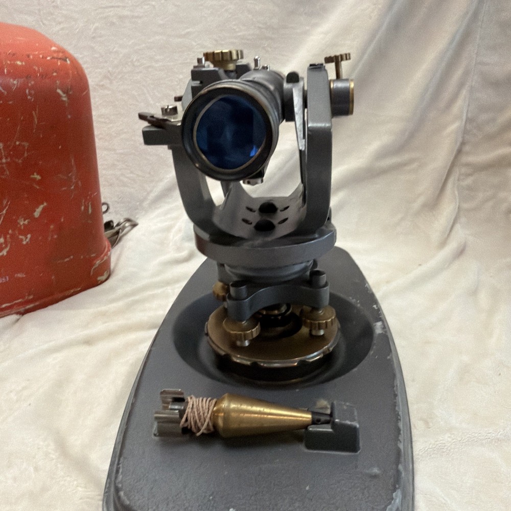 David White Instruments Model 8300 Transit Level Surveying Tool W/case Brass