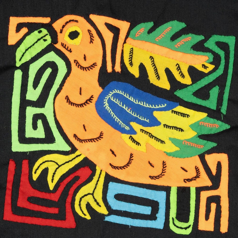 Multicolor Orange And Green Bird Molita