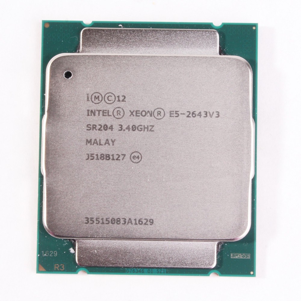 Intel Xeon CPU E5-2643 V3 3.4GHz 20MB Cache 6 Core LGA2011-3 Processor SR204