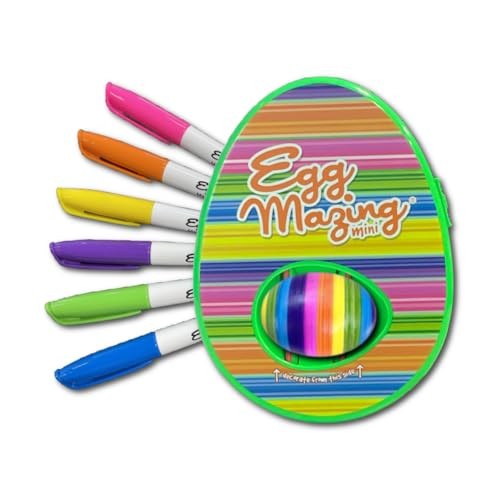 EggMazing Easter Egg Mini Decorator Kit - Includes Egg - Arts and Crafts Set